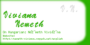 viviana nemeth business card